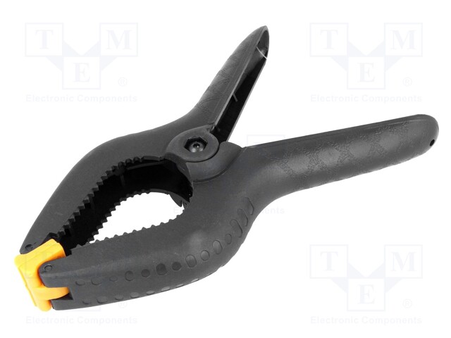 Tool: universal clamp; Mat: plastic; Grip capac: 0÷87mm; L: 230mm