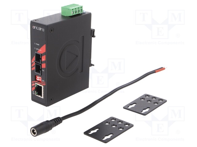 Industrial module: media converter; ETHERNET/multi-mode fiber