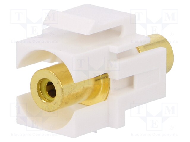 Socket; Transition: coupler; female x2; Keystone; straight