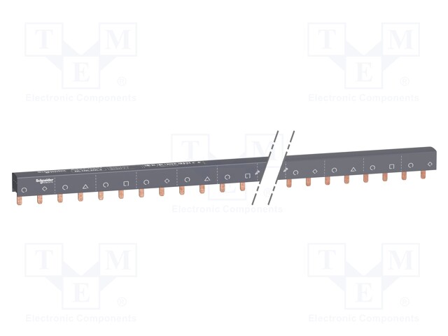 Busbar; Poles: 4; Urated: 415V; 100A; No.of mod: 57; Uinsul: 500V