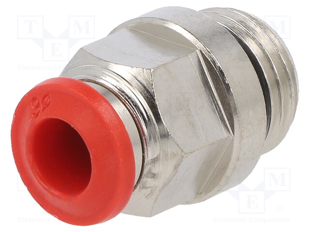 Push-in fitting; straight; 1/4"; -0.99÷20bar; 6mm