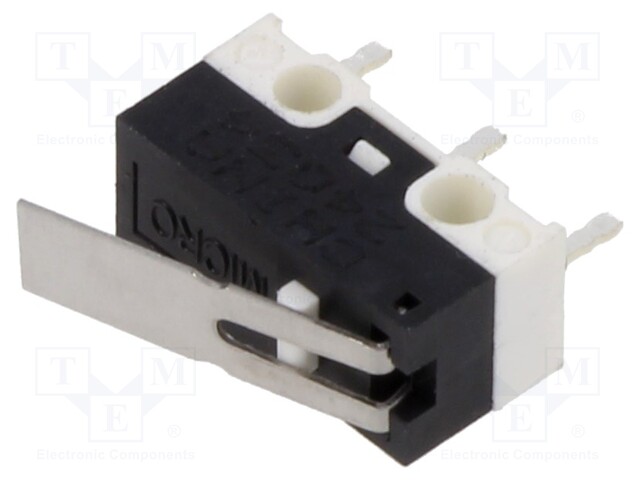 Microswitch SNAP ACTION; with lever; SPDT; 3A/125VAC; ON-(ON)