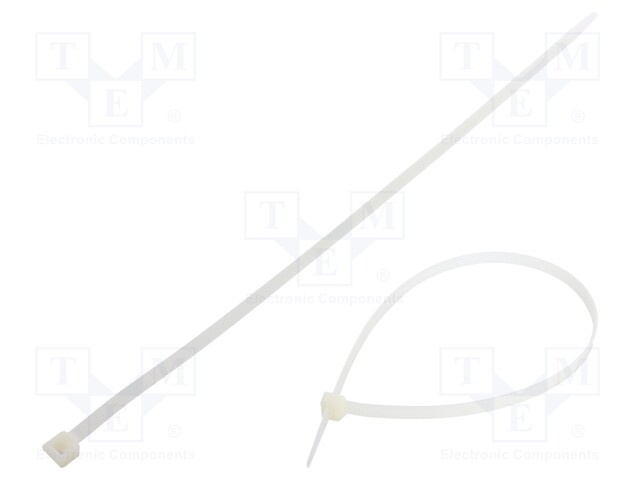 Cable tie; L: 500mm; W: 9mm; polyamide; 778N; natural; Ømax: 150mm