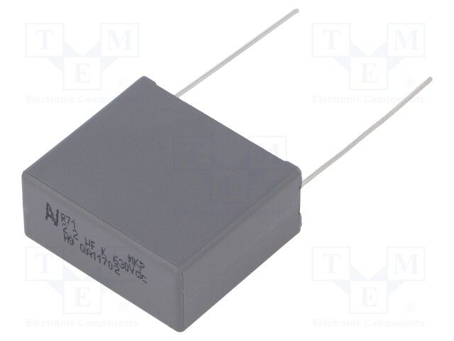 Capacitor: polypropylene; 2.2uF; 27.5mm; ±10%; 32x14x28mm; 115V/μs