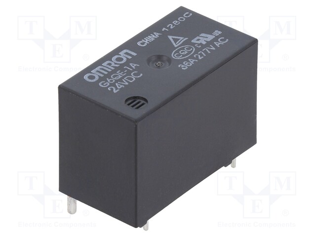 Relay: electromagnetic power; SPST-NO; Ucoil: 24VDC; 36A; power