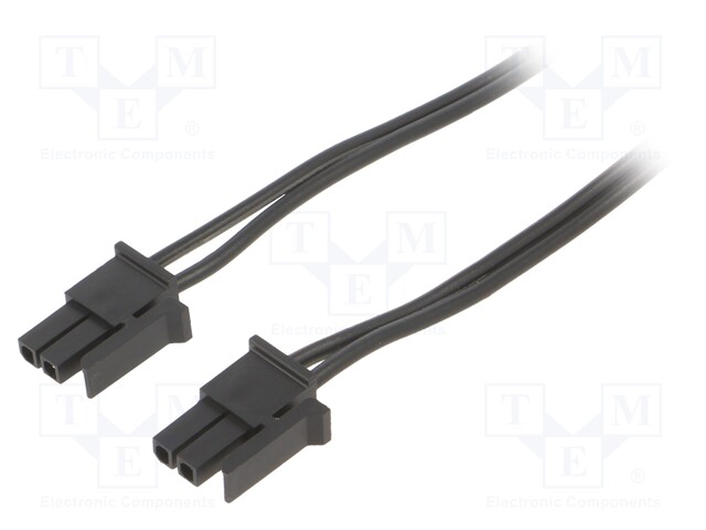 Cable; Micro-Fit 3.0; MX-43025-0200,female-female; PIN: 2; 0.4m