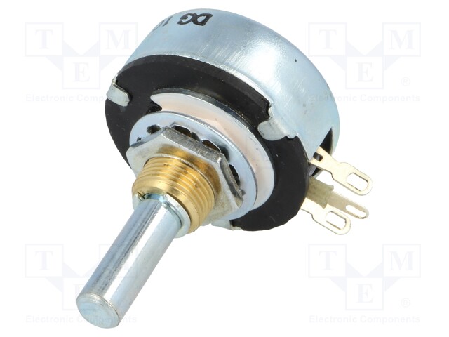 Potentiometer: shaft; single turn; 470Ω; 2W; ±10%; 6mm; wirewound