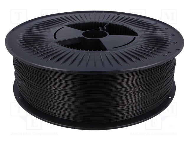 Filament: PLA; 1.75mm; black; 200÷235°C; 5kg; ±0,05mm