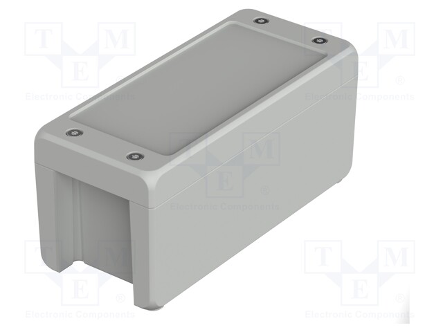 Enclosure: multipurpose; X: 86mm; Y: 199mm; Z: 90mm; BOCUBE ALU; grey