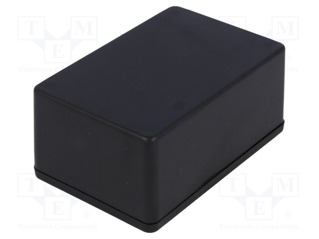 Enclosure: multipurpose; X: 57mm; Y: 87mm; Z: 39mm; 1591XX; ABS; black