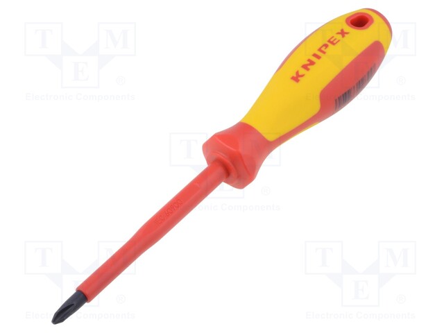 Screwdriver; insulated; Phillips; PH2; Blade length: 100mm; 1kVAC