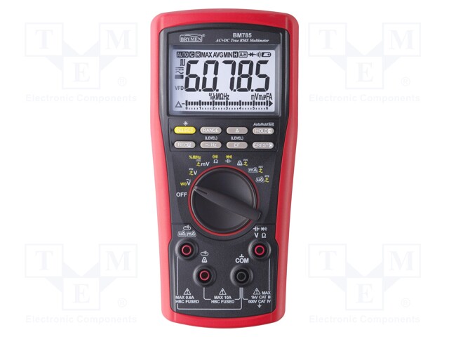 Digital multimeter; LCD 4-5/6 digits (60000),bargraph; 5x/s