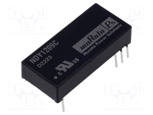 Converter: DC/DC; 3W; Uin: 9÷18V; Uout: 9VDC; Iout: 320mA; DIP; 6.2g