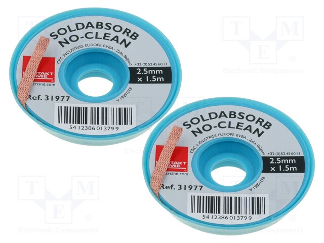 Tape: desoldering; W: 2.5mm; L: 1.5m