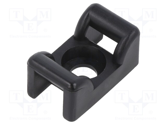 Screw mounted clamp; black