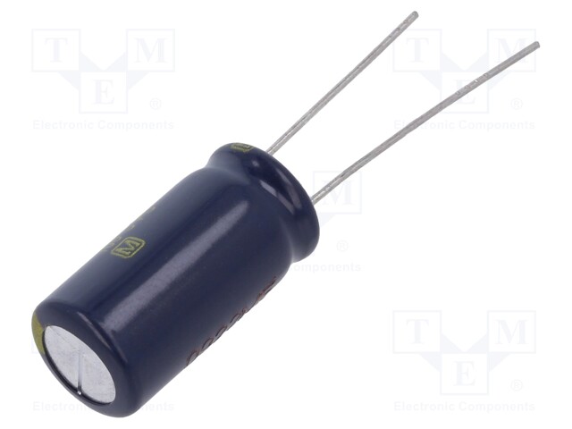 Electrolytic Capacitor, 220 µF, 63 V, EEUFC Series, ± 20%, Radial Leaded, 3000 hours @ 105°C