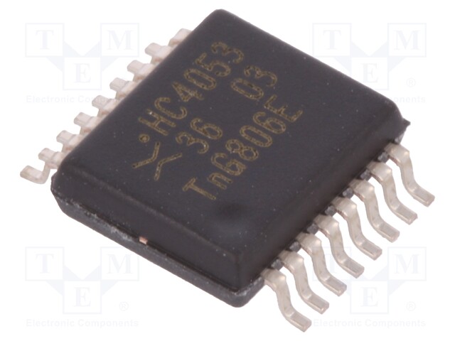 IC: digital; analog,demultiplexer/multiplexer; SMD; SSOP16