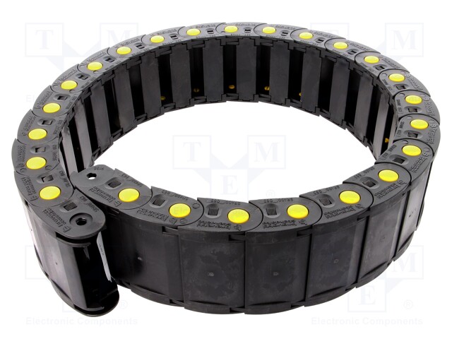 Cable chain; Series: Medium; Bend.rad: 150mm; L: 1000mm