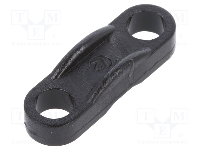 Cable tie mounts; polyamide; Ømount.hole: 4.4mm; W: 7.3mm; L: 23mm