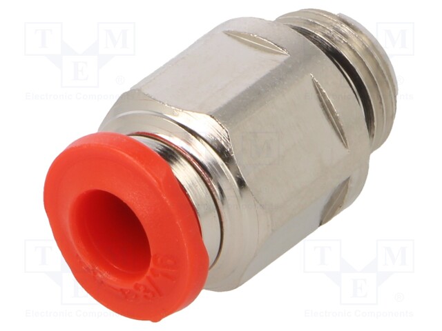 Push-in fitting; straight; 1/8"; -0.99÷20bar; 5mm