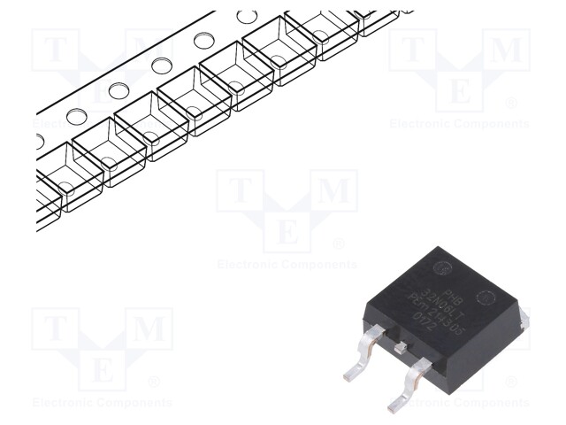 Transistor: N-MOSFET; unipolar; 60V; 24A; Idm: 136A; 97W; D2PAK