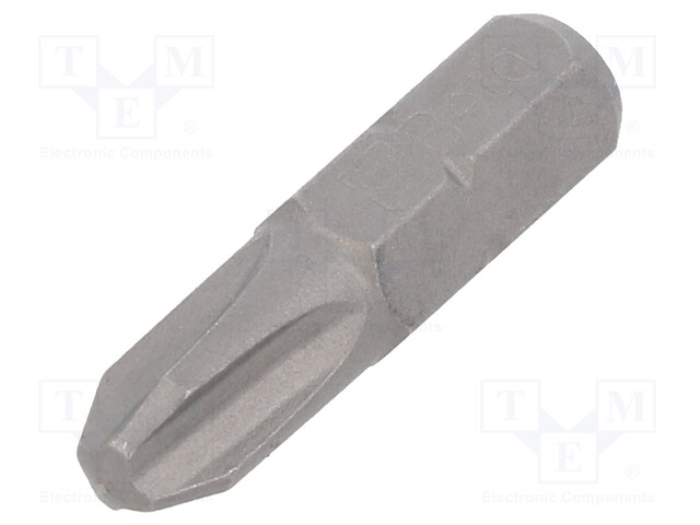 Screwdriver bit; Phillips; PH3; Overall len: 25mm