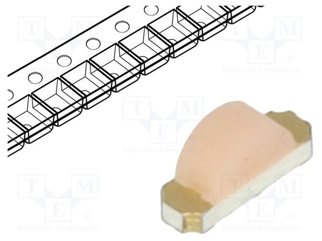 LED; SMD; 1204; pink; 100÷200mcd; 3.2x1x1.5mm; 120°; 2.8÷3.4V; 20mA