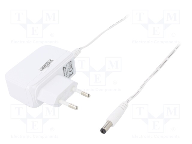 Power supply: switched-mode; 5VDC; 2A; Out: 5,5/2,1; 10W; Plug: EU