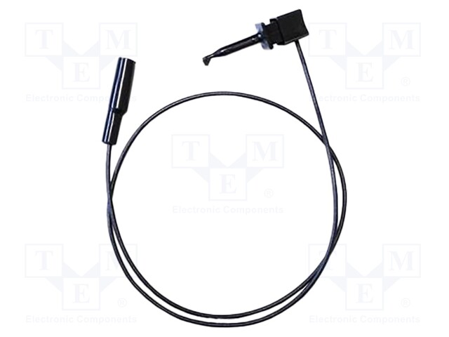 Test lead; 5A; clip-on hook probe,aligator clip; Urated: 300V