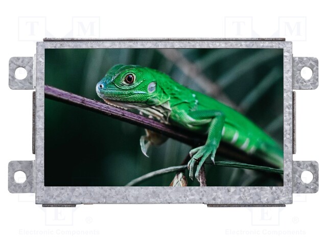 Display: TFT; 4.3"; 800x400; Illumin: LED; Dim: 132.58x69.9x24.69mm