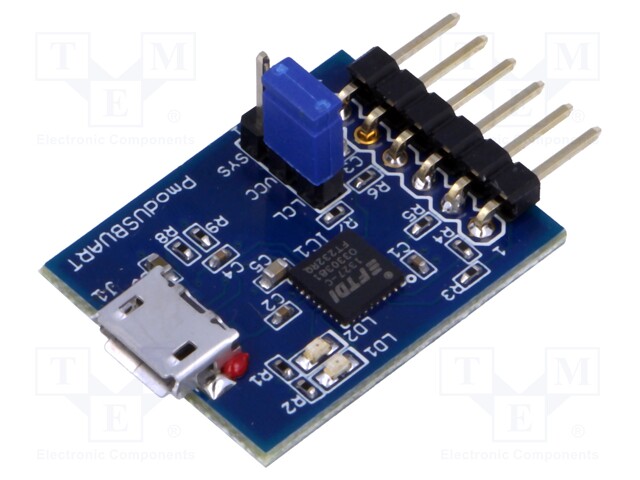 Pmod module; interface; UART,USB; FT232R