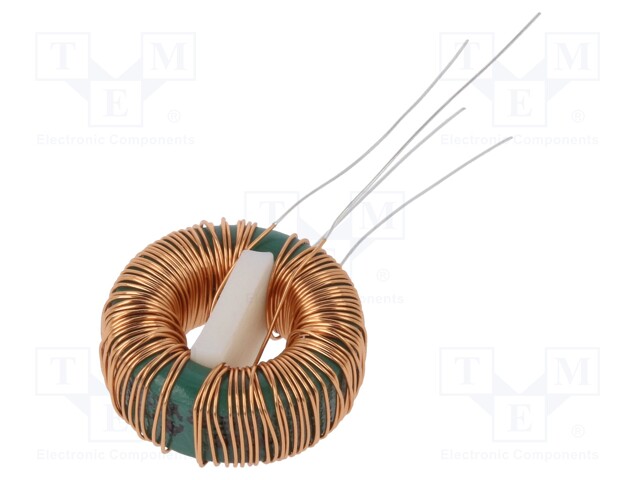 Inductor: wire; THT; 15mH; 500mA; 384mΩ; 230VAC; 8x5mm; -20÷+50%