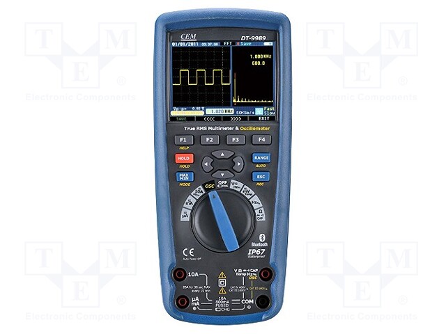 Digital multimeter; LCD 3,5" (320x240); 50Msps; -50÷1000°C; 8bit