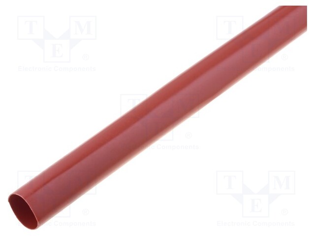 Heat shrink sleeve; 9.5mm; L: 1m; 2: 1; brown; Temp: -55÷125°C