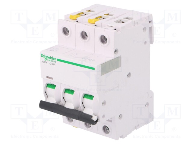 Circuit breaker; 400VAC; Inom: 63A; Poles: 3; DIN; Charact: C; 10kA