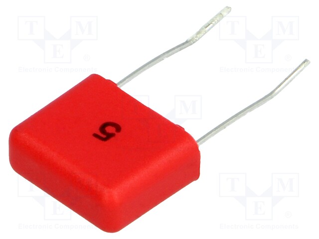 Capacitor: polyester; 1uF; 63VAC; 100VDC; Pitch: 10mm; ±5%