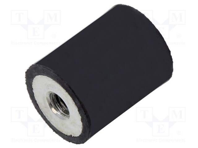 Vibration damper; rubber