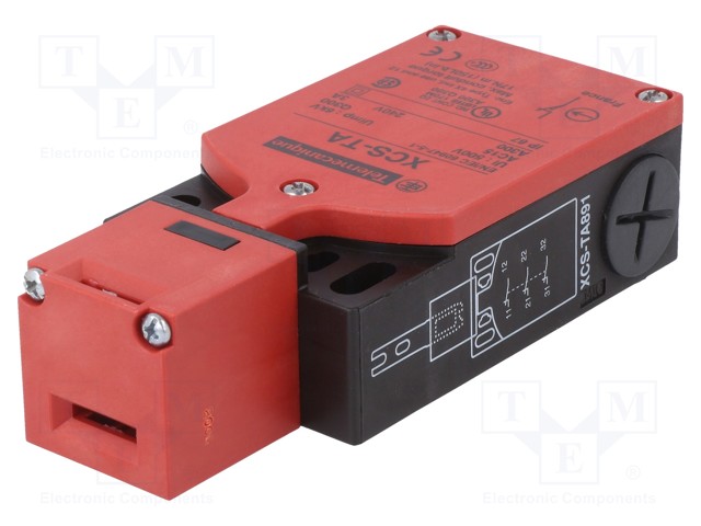 Safety switch: key operated; Series: XCSTA; Contacts: NC + NO x2