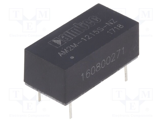 Converter: DC/DC; 2W; Uin: 10.8÷13.2V; 15VDC; Iout: 133mA; DIP14