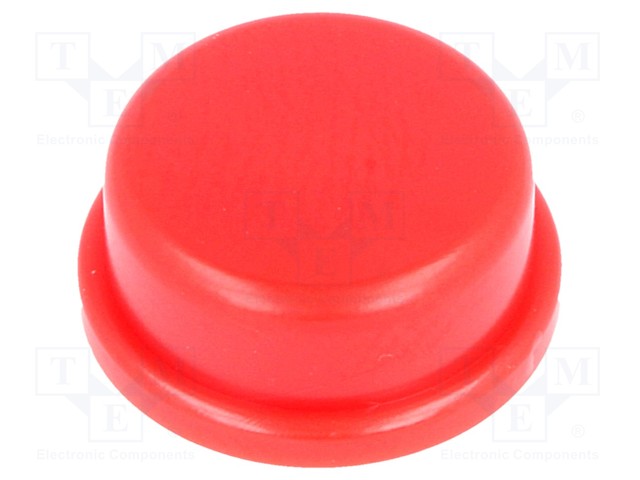 Button; round; red; Application: TACTS-24; Ø13mm