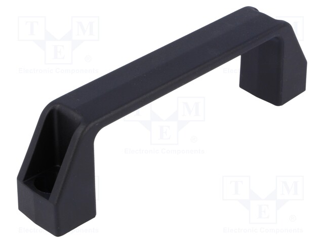 Handle; Mat: technopolymer (PA); black; H: 46mm; L: 160mm; W: 27mm