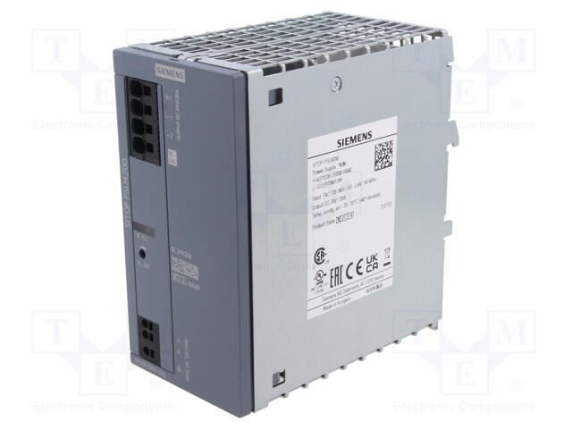 Power supply: switched-mode; for DIN rail; 480W; 24VDC; 20A; IP20