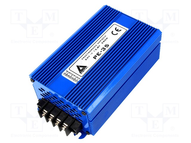 Power supply: step-down converter; Uout max: 13.8VDC; 25A; 85%