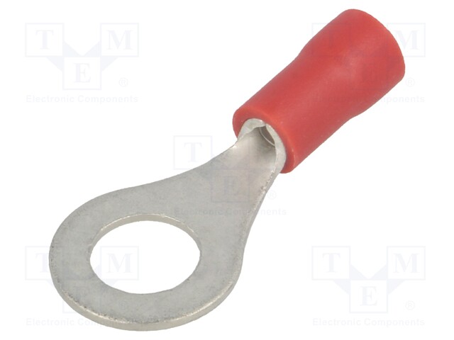 Ring terminal; M6; Ø: 6.4mm; 0.5÷1mm2; crimped; for cable; tinned