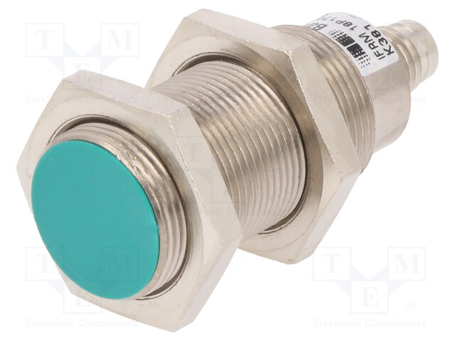 Sensor: inductive; Output conf: PNP / NO; 0÷8mm; 10÷50VDC; M18