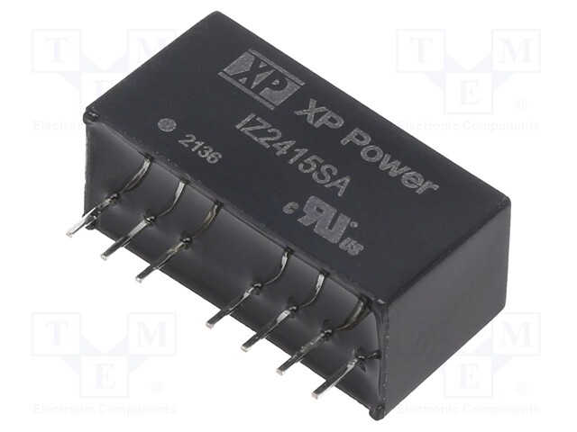 Converter: DC/DC; 3W; Uin: 18÷36V; 15VDC; Iout: 200mA; SIP; 3.9g