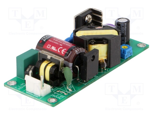 Power supply: switched-mode; open; 20W; 120÷370VDC; 85÷264VAC