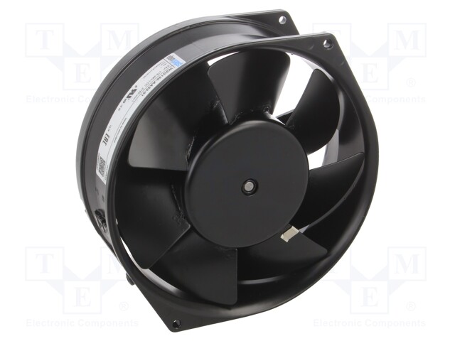 Fan: DC; axial; Ø150x55mm; 400m3/h; ball bearing; 3150rpm; IP20