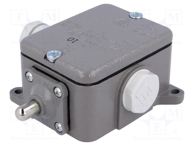 Limit switch; plunger; NO + NC; 16A; max.500VAC; max.220VDC; IP56