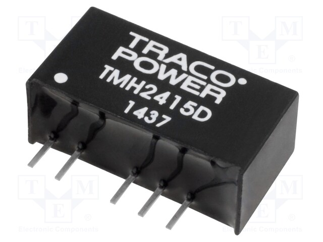 Converter: DC/DC; 2W; Uin: 21.6÷26.4V; Uout: 15VDC; Uout2: -15VDC